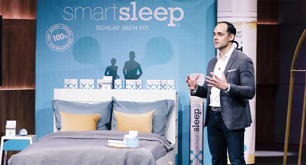 smartsleep hoehle der löwen vox mit dr markus dworak. größter deal der sendung