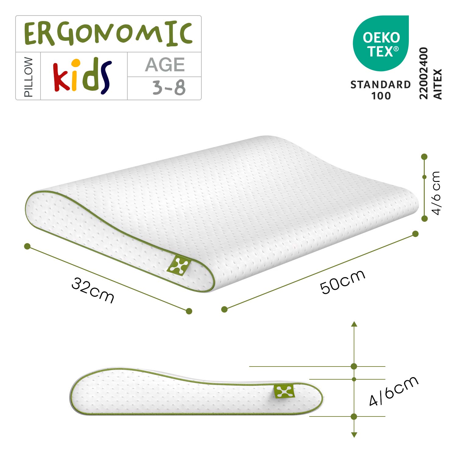 <tc>KIDS ERGONOMIC PILLOW</tc>