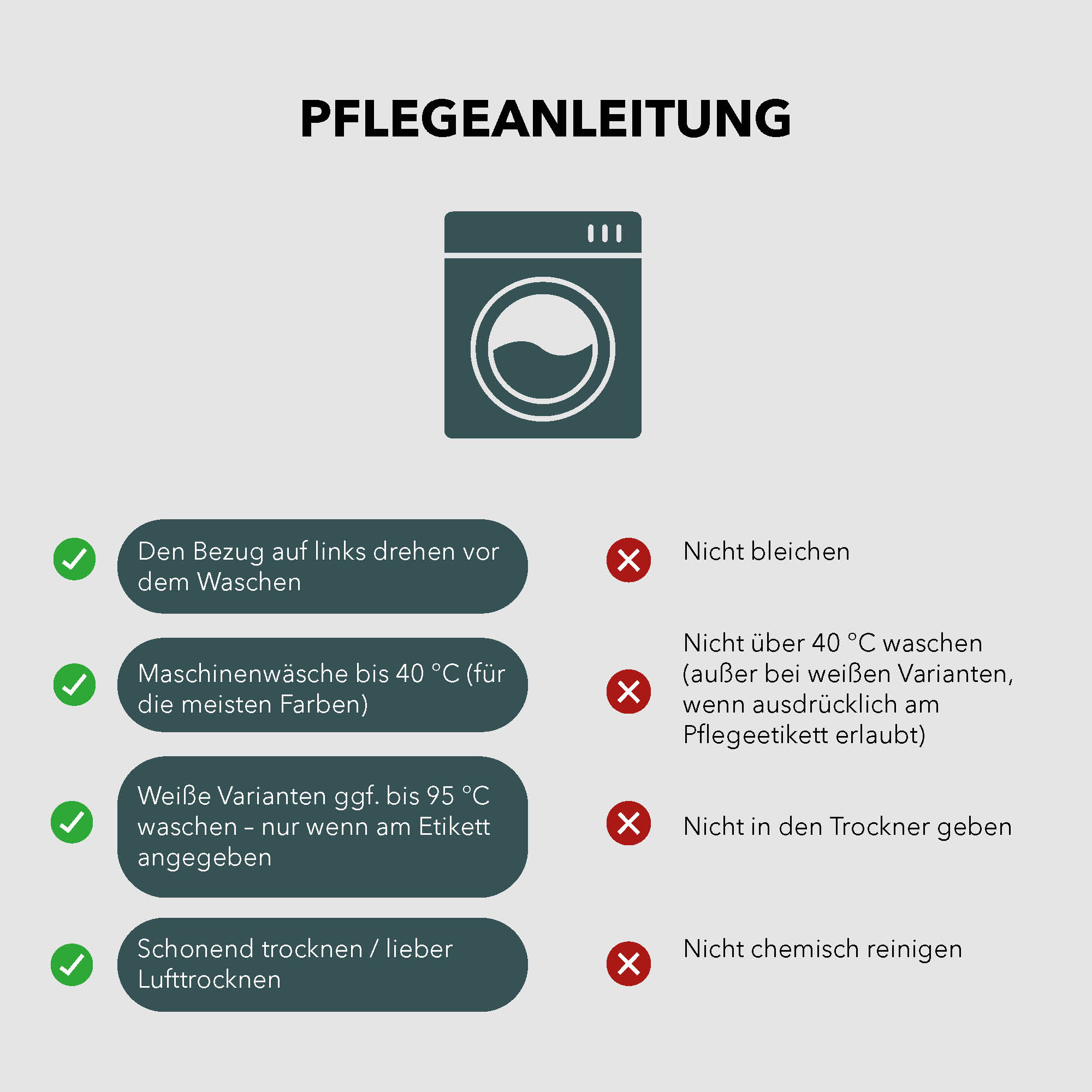 Kissenbezug für ERGONOMIC PILLOW