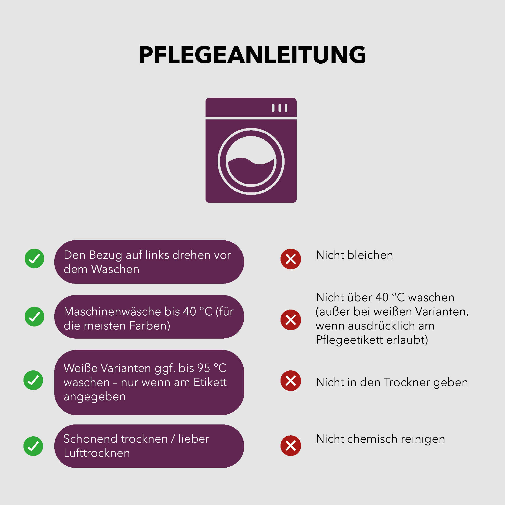 Kissenbezug für RELAXING PILLOW