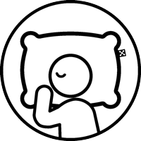 smartsleep Schlaftyp für Kopfkissen, Kinderkissen, Seitenlage, Seitenschläfer