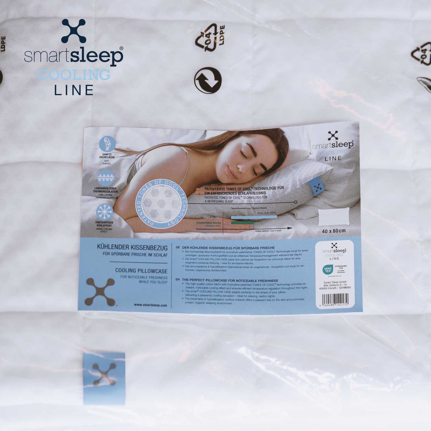 Kühlender Kissenbezug