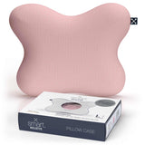 smart® Relieve Pillow Case, weicher Kissenbezug aus Baumwolle passgenau für das ergonomische Schmetterling-Kopfkissen smart® Relieve Pillow in der Farbe Rosa